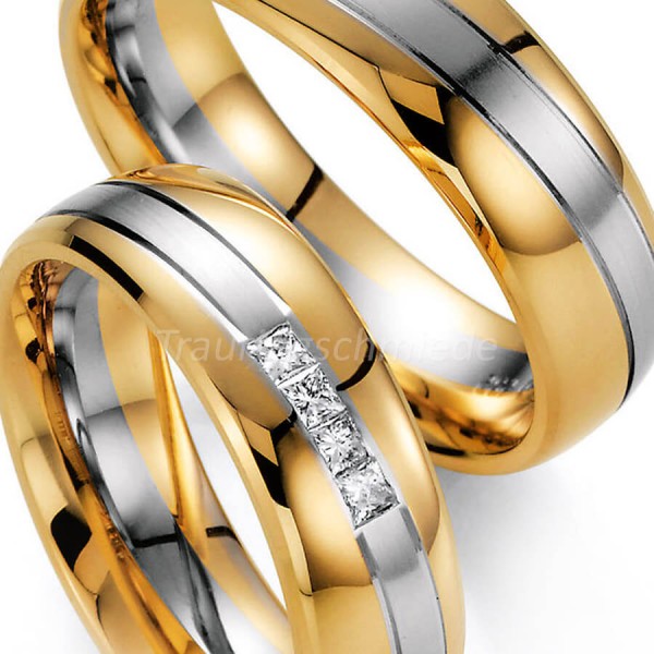 Trauringe Mehrfarbig