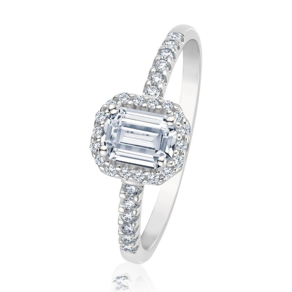 Verlobungsring Inspiring Emerald Cut