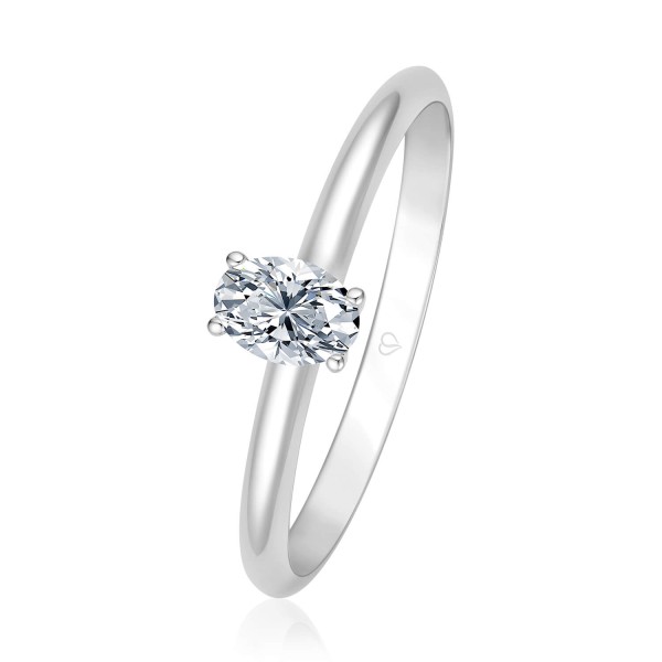 Verlobungsring Becoming Oval