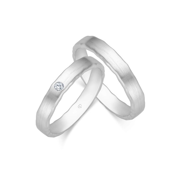 Trauringe Weißgold