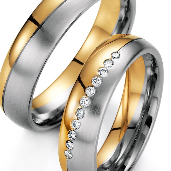 Trauringe Mehrfarbig