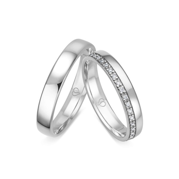 Trauringe Weißgold